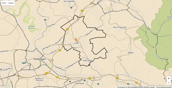 Mietspiegel Korb 2025