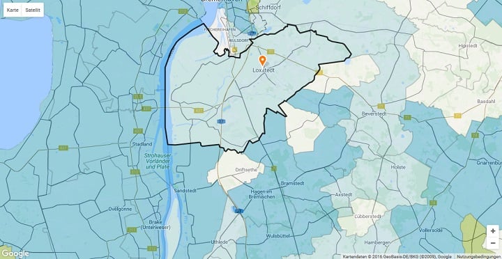Mietspiegel Loxstedt 2025