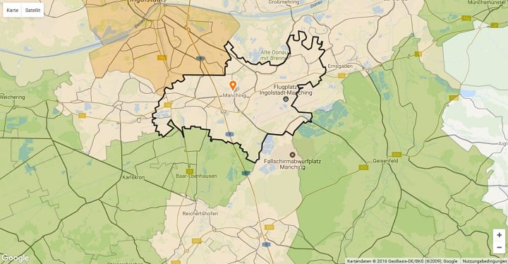 Mietspiegel Manching 2025