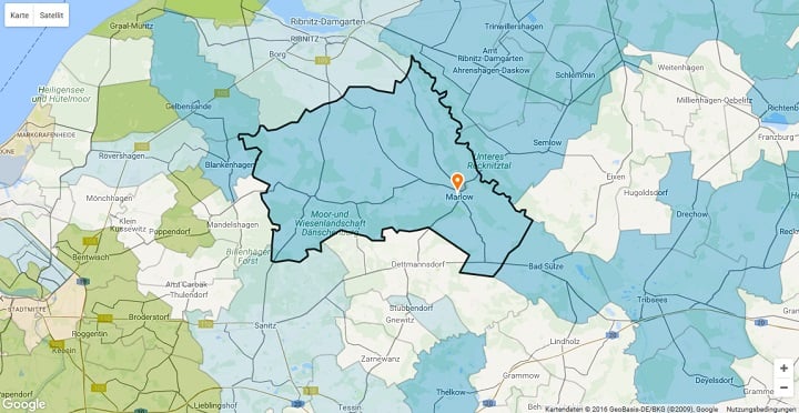 Mietspiegel Marlow 2025