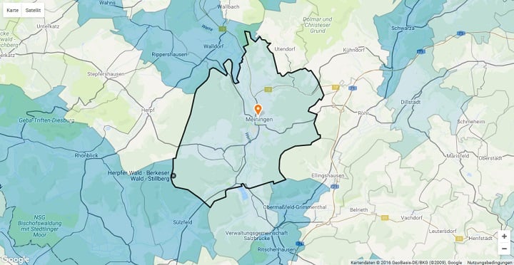 Mietspiegel Meiningen 2025