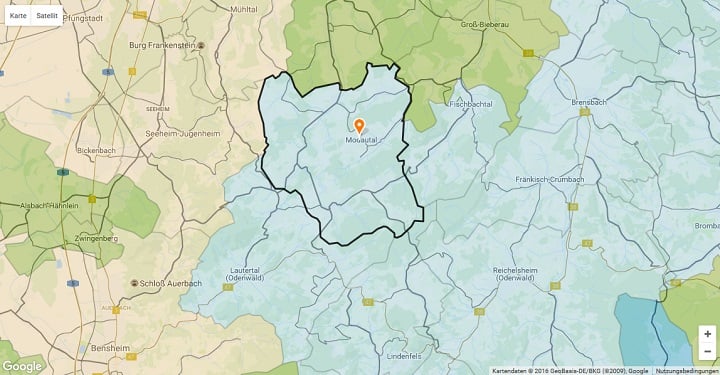 Mietspiegel Modautal 2025
