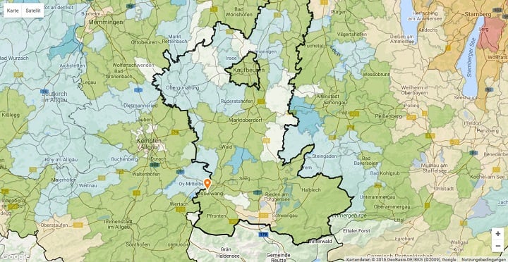 Mietspiegel Nesselwang 2025