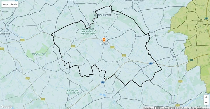Mietspiegel Nottuln 2025