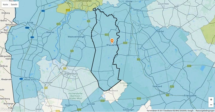 Mietspiegel Rhauderfehn 2025