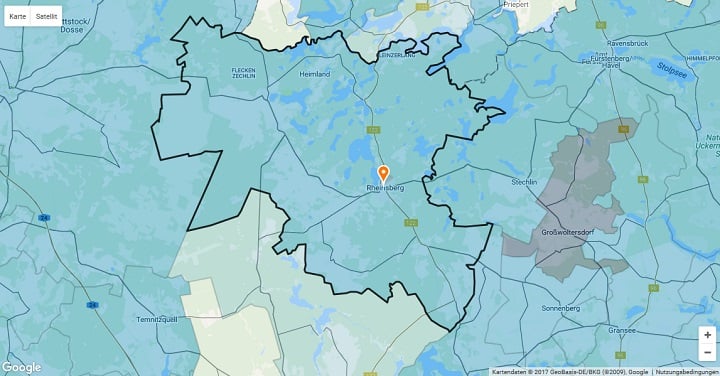 Mietspiegel Rheinsberg 2025