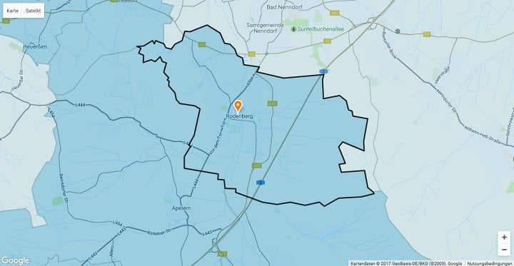 Mietspiegel Rodenberg 2025