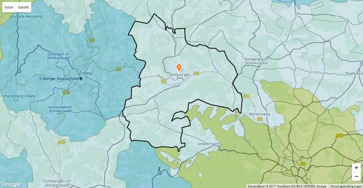 Mietspiegel Sankt Georgen im Schwarzwald 2025