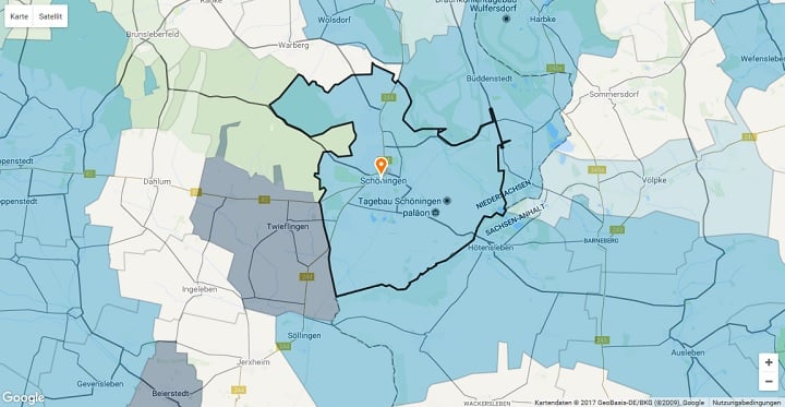 Mietspiegel Schöningen 2025