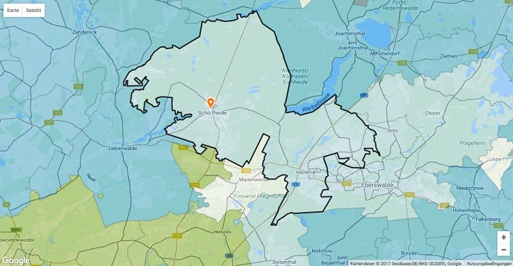 Mietspiegel Schorfheide 2025