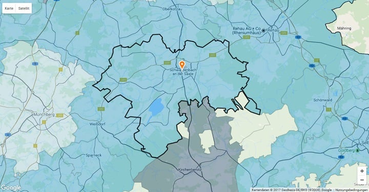 Mietspiegel Schwarzenbach an der Saale 2025