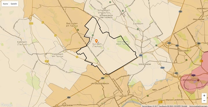Mietspiegel Sulzbach (Taunus) 2025