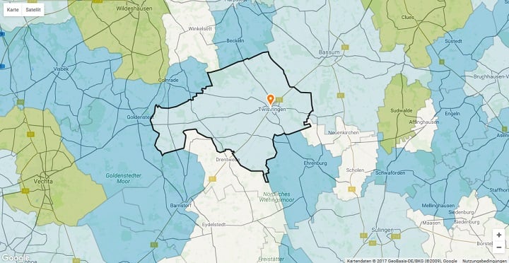 Mietspiegel Twistringen 2025