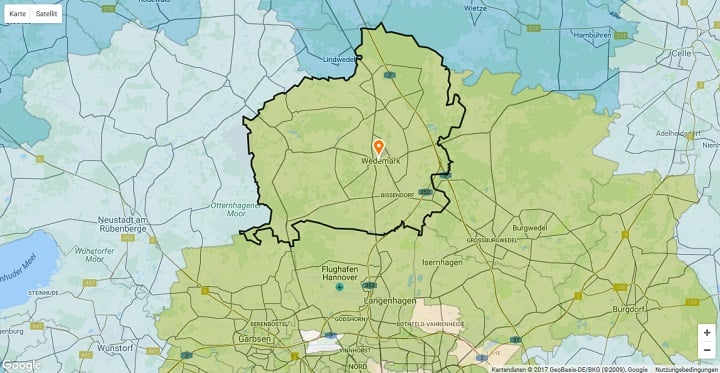 Mietspiegel Wedemark 2025