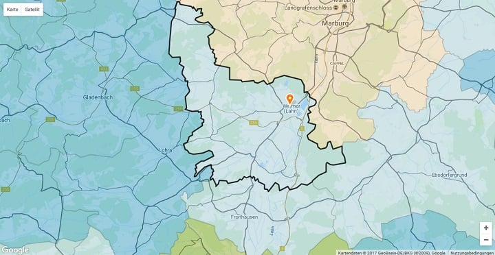 Mietspiegel Weimar (Lahn) 2025