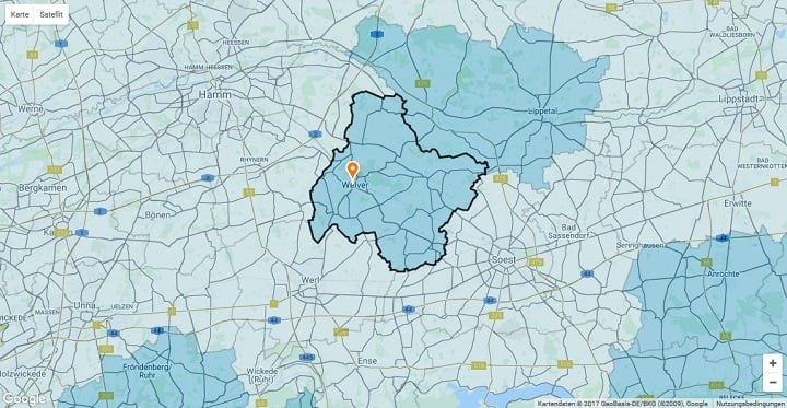 Mietspiegel Welver 2025