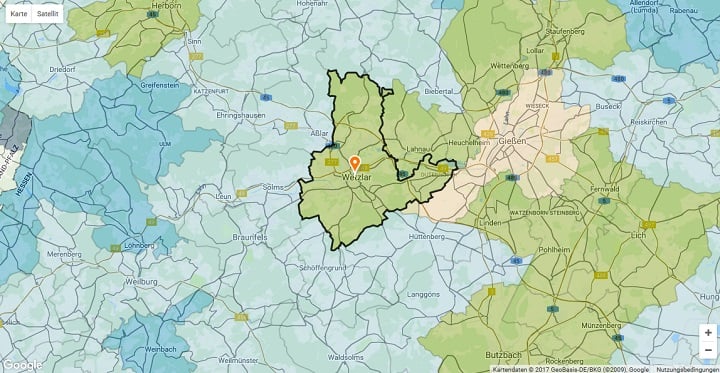 Mietspiegel Wetzlar 2025