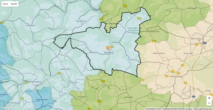 Mietspiegel Wildberg 2025