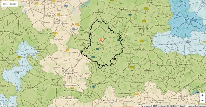 Mietspiegel Wolnzach 2025