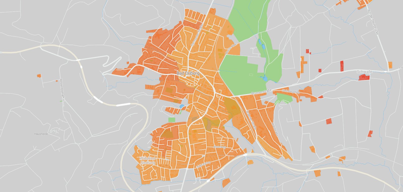Mietspiegel Bad Driburg 2025
