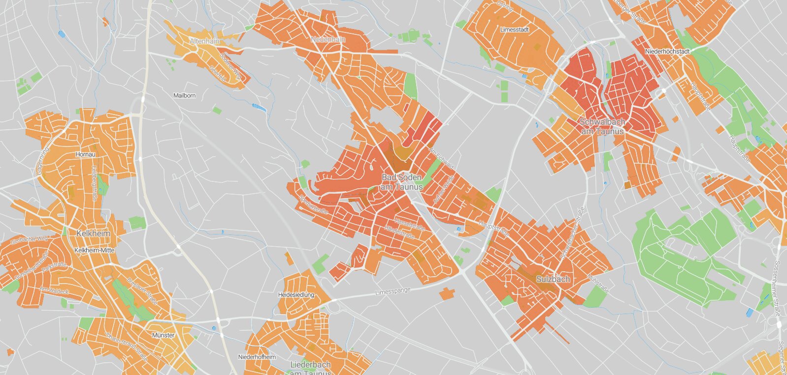 Mietspiegel Bad Soden am Taunus 2025