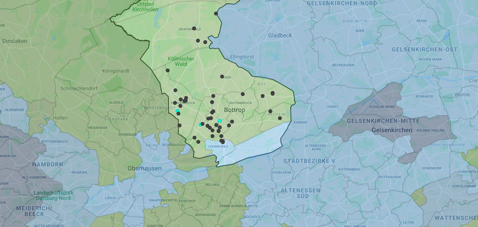 Mietspiegel Bottrop 2025