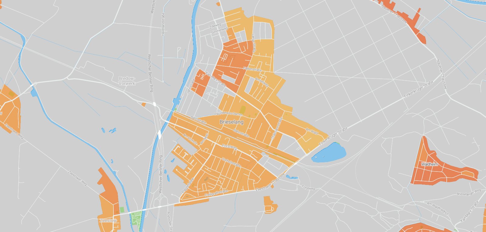 Mietspiegel Brieselang 2025