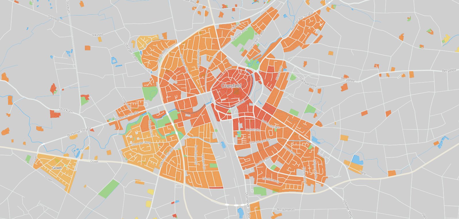 Mietspiegel Coesfeld 2025