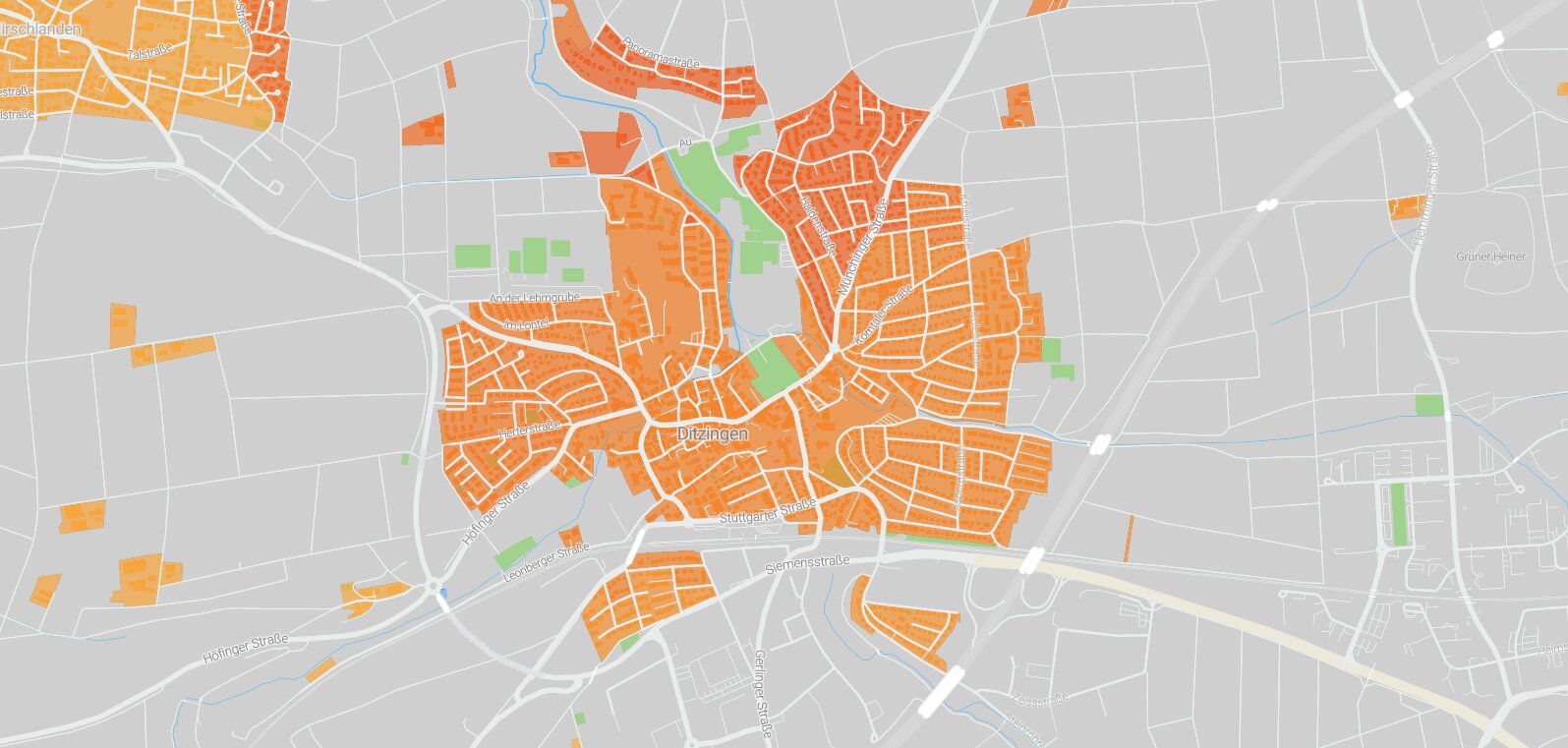 Mietspiegel Ditzingen 2025