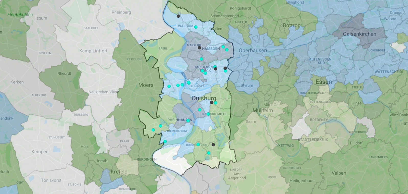 Mietspiegel Duisburg 2025