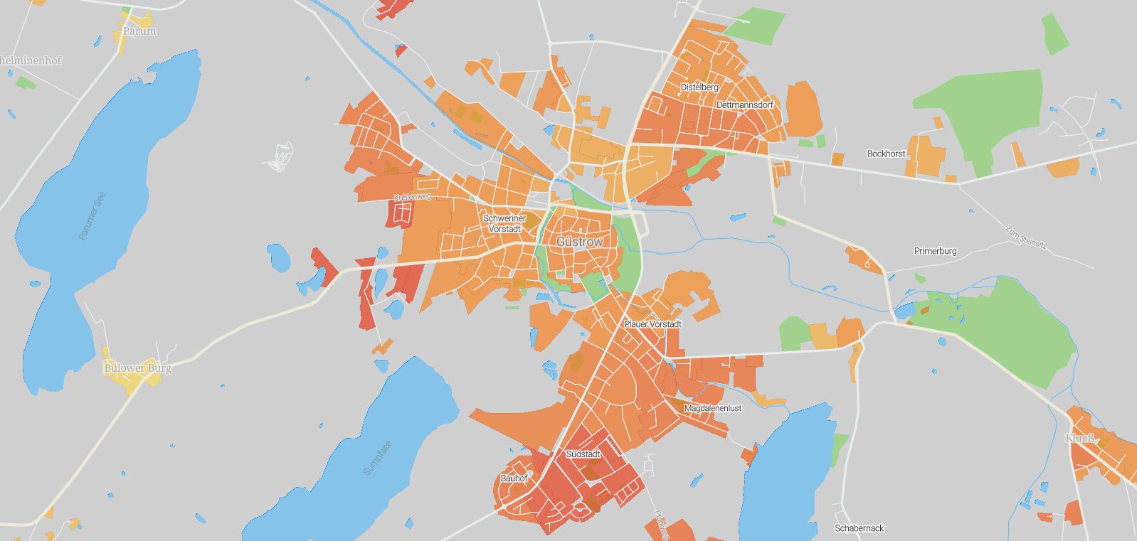 Mietspiegel Güstrow 2025