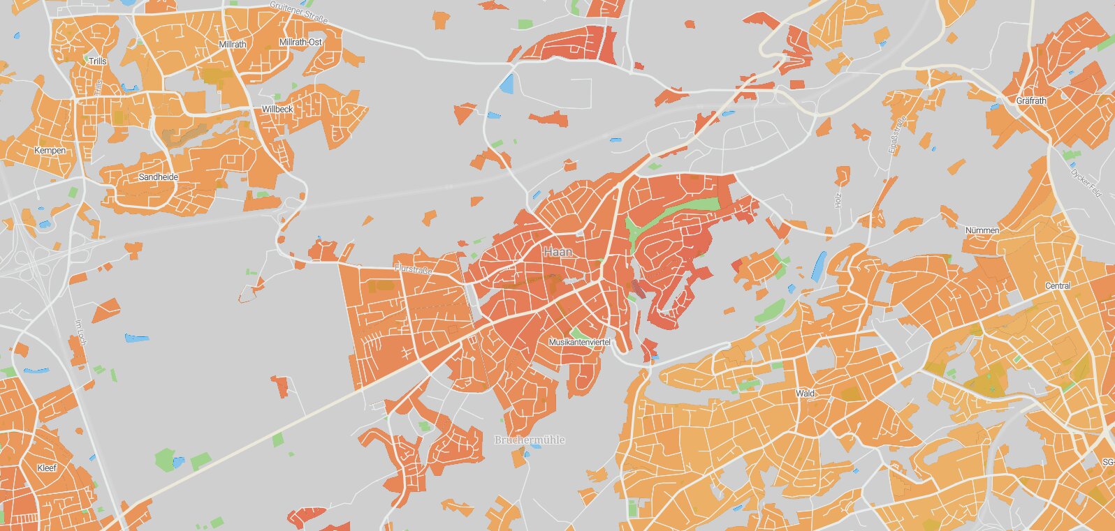 Mietspiegel Haan 2025