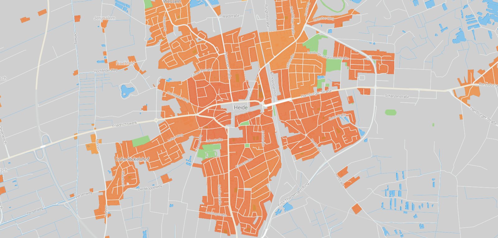 Mietspiegel Heide 2025