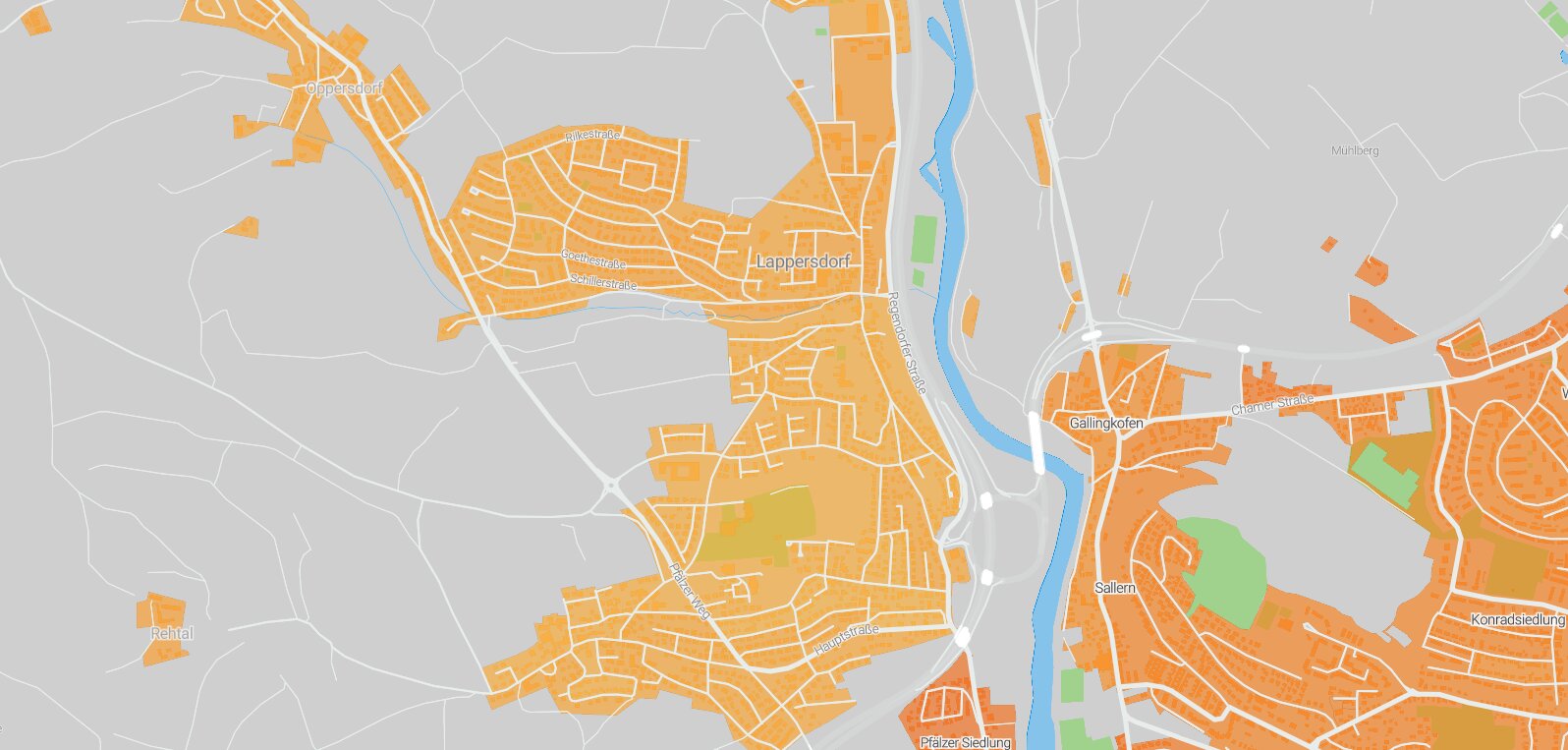 Mietspiegel Lappersdorf 2025