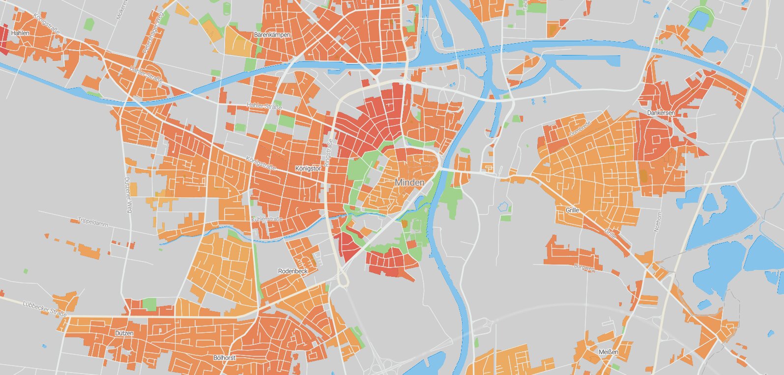 Mietspiegel Minden 2025