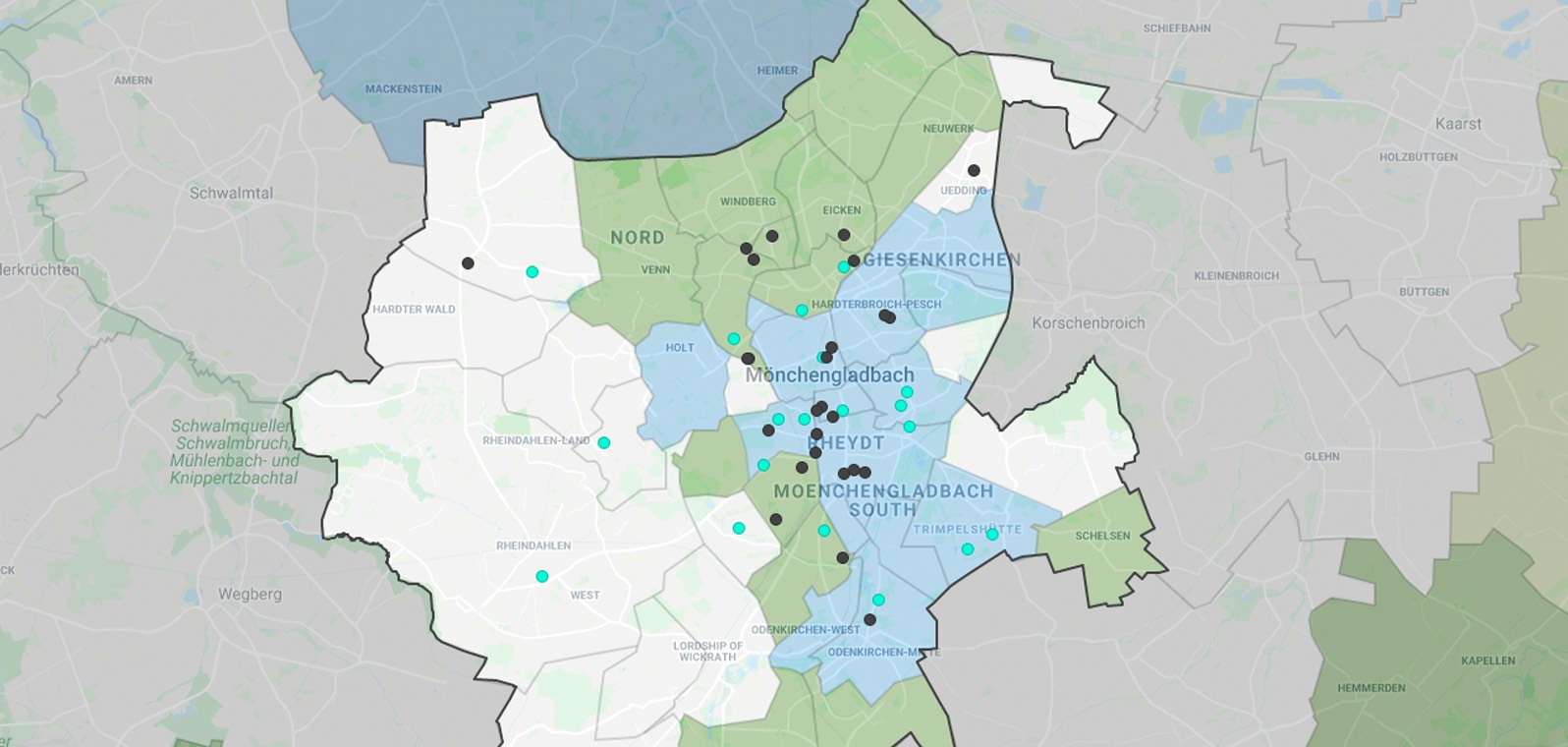 Mietspiegel Mönchengladbach 2025