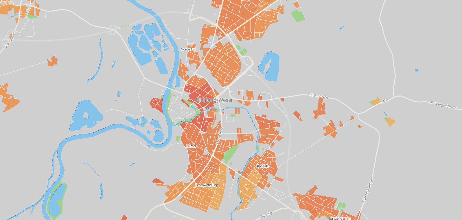 Mietspiegel Nienburg (Weser) 2025