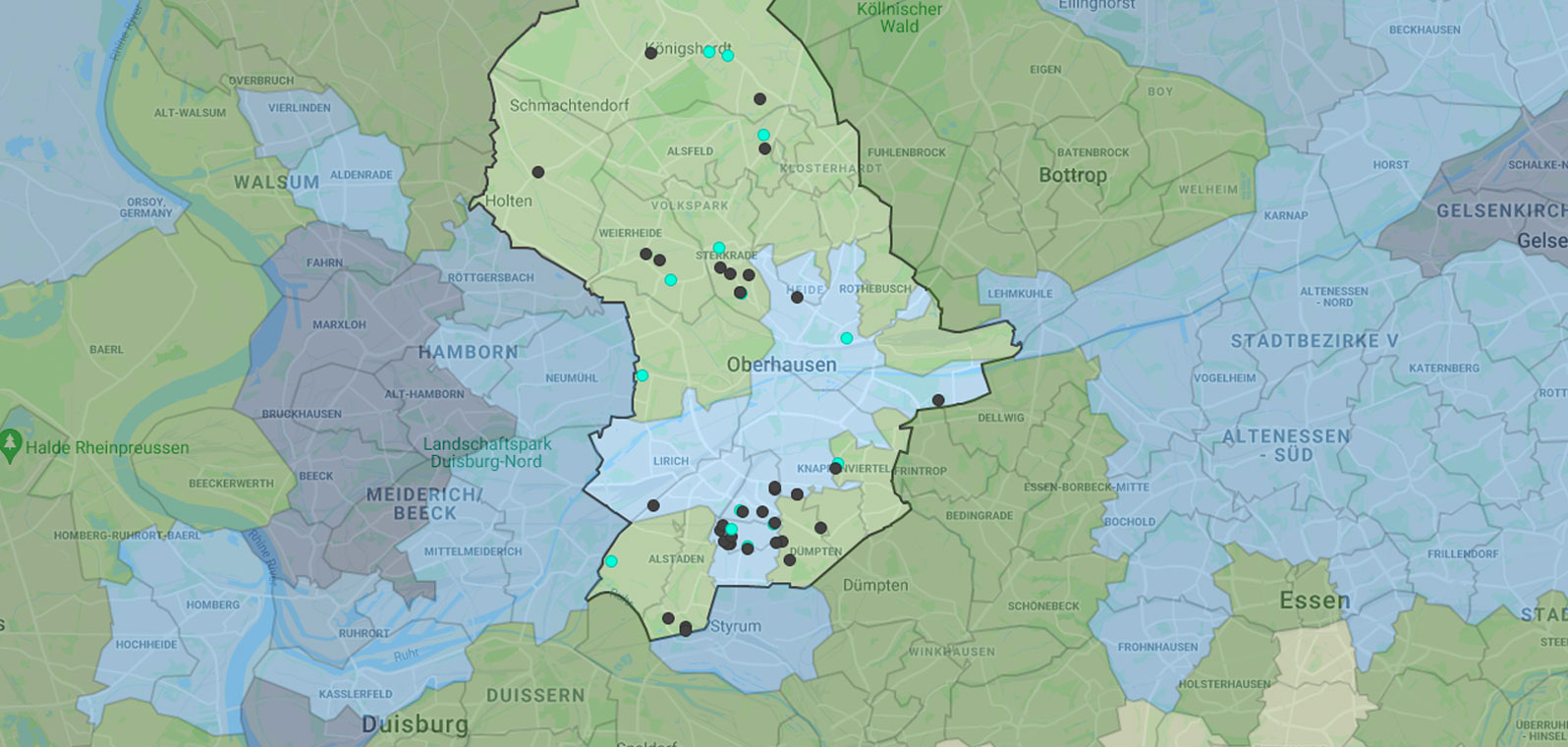 Mietspiegel Oberhausen 2025
