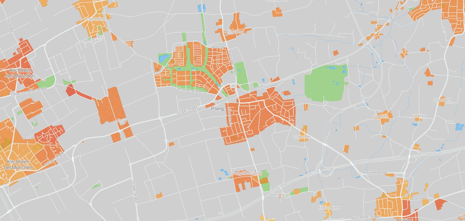 Mietspiegel Poing 2025