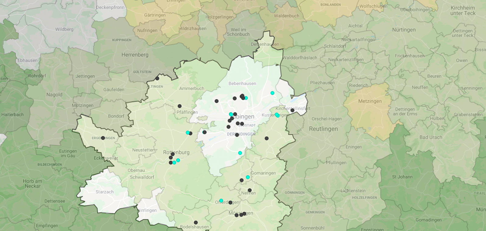 Mietspiegel Tübingen 2025