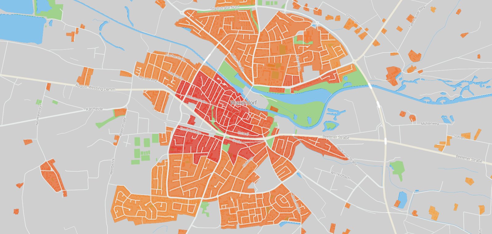 Mietspiegel Warendorf 2025